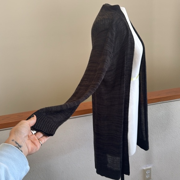 Cotton On Black Knit open cardigan Sweater size medium - Picture 1 of 7